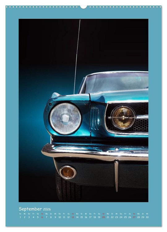 Produktbild: US Klassiker 1956 bis 1966 (Wandkalender 2026 DIN A2 hoch), CALVENDO Monatskalender