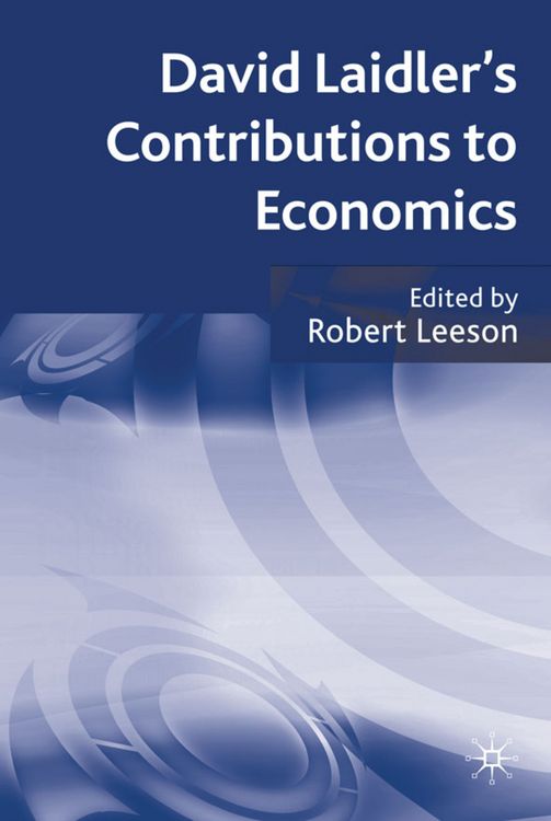 Produktbild: David Laidler's Contributions to Economics