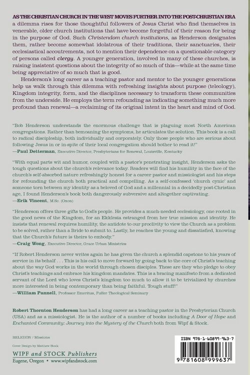 Produktbild: Refounding the Church from the Underside