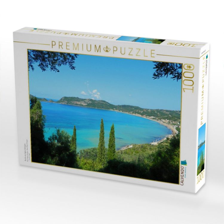 Produktbild: CALVENDO Puzzle Bucht von &Aacute;gios Ge&oacute;rgios | 1000 Teile Lege-Gr&ouml;&szlig;e 64x48cm Foto-Puzzle f&uuml;r gl&uuml;ckliche Stunden