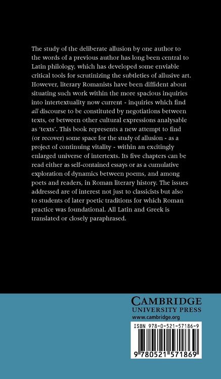 Produktbild: Allusion and Intertext