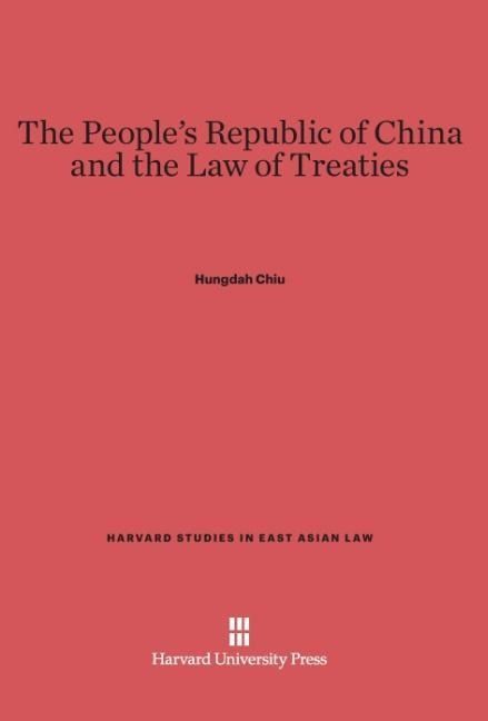 Produktbild: The People's Republic of China and the Law of Treaties