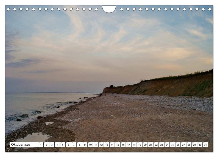Produktbild: Die Ostsee - von Schleswig nach Gl&uuml;cksburg (Wandkalender 2026 DIN A4 quer), CALVENDO Monatskalender