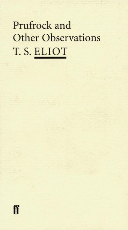 Produktbild: Prufrock and Other Observations