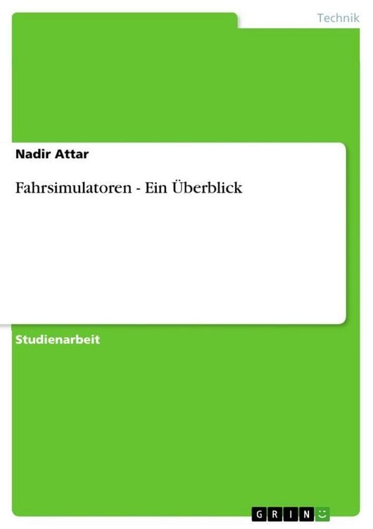 Produktbild: Fahrsimulatoren - Ein &Uuml;berblick