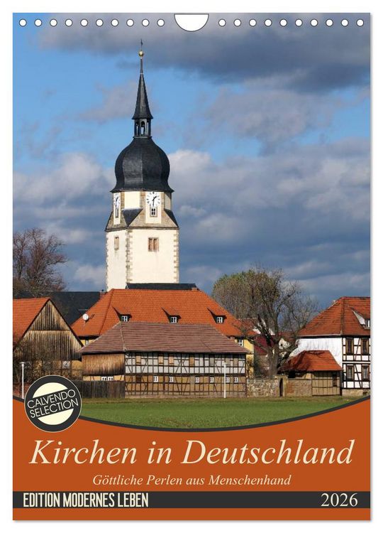 Produktbild: Kirchen in Deutschland - G&ouml;ttliche Perlen aus Menschenhand (Wandkalender 2026 DIN A4 hoch), CALVENDO Monatskalender