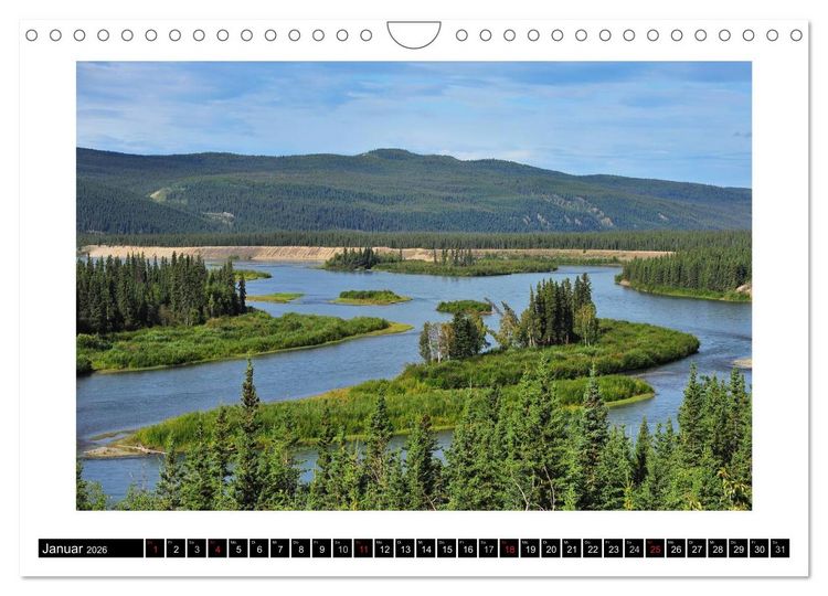 Produktbild: Yukon Territory - Der Nordwesten Kanadas (Wandkalender 2026 DIN A4 quer), CALVENDO Monatskalender