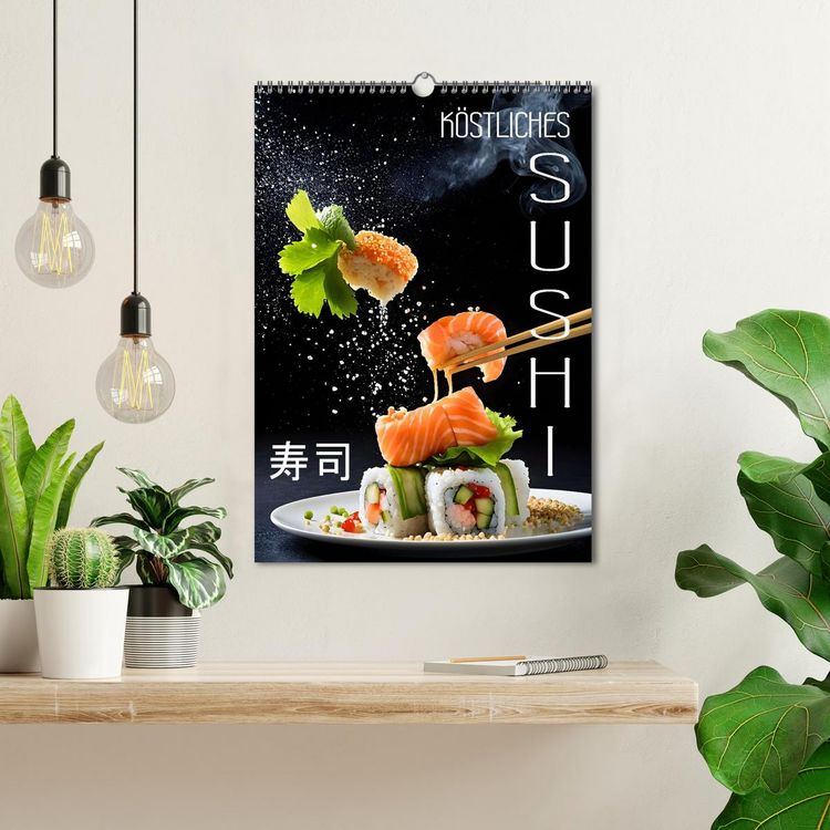 Produktbild: K&ouml;stliches Sushi (Wandkalender 2026 DIN A3 hoch), CALVENDO Monatskalender