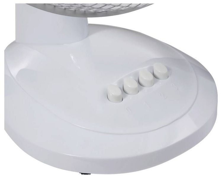 Produktbild: Sygonix Tischventilator 40W (&Oslash; x H) 237mm x 460mm Wei&szlig;