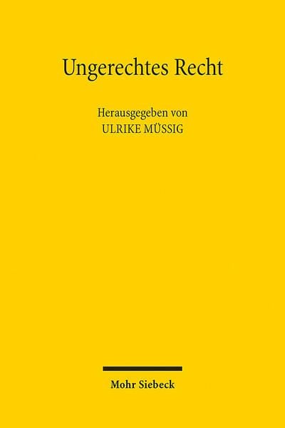 Produktbild: Ungerechtes Recht