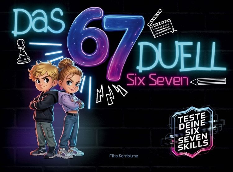 Produktbild: 67 SIX SEVEN - Das Duellbuch: Das spannende Challenge- & Meme-Battle f&uuml;r Kinder von 8-12 Jahren