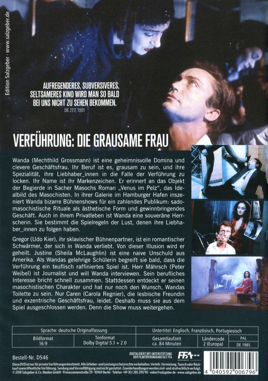 Produktbild: Verf&uuml;hrung: Die grausame Frau