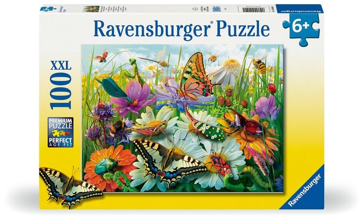 Produktbild: Kinderpuzzle 100 XXL Teile - Wunderwelt der Insekten