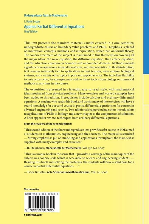 Produktbild: Applied Partial Differential Equations