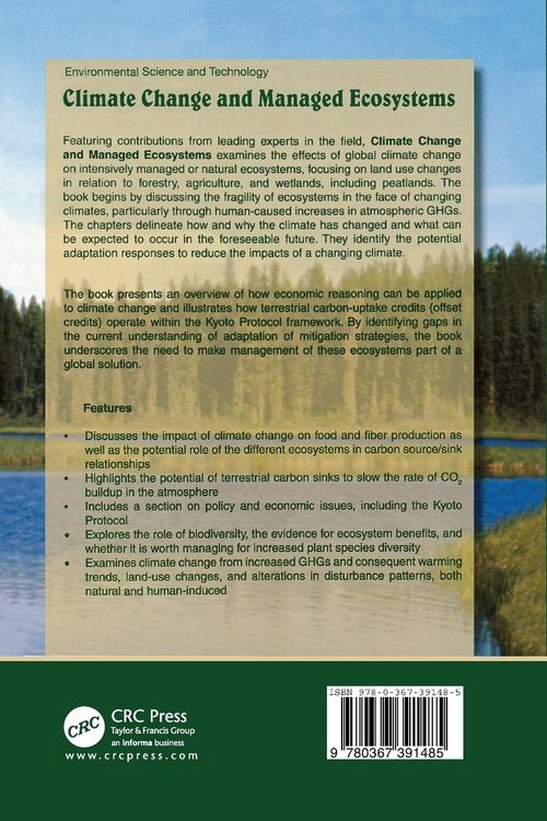 Produktbild: Climate Change and Managed Ecosystems