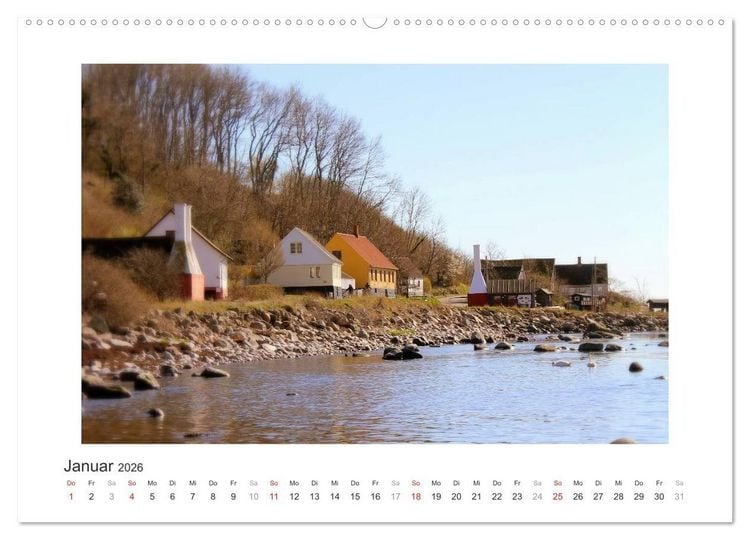 Produktbild: Sonneninsel Bornholm (hochwertiger Premium Wandkalender 2026 DIN A2 quer), Kunstdruck in Hochglanz