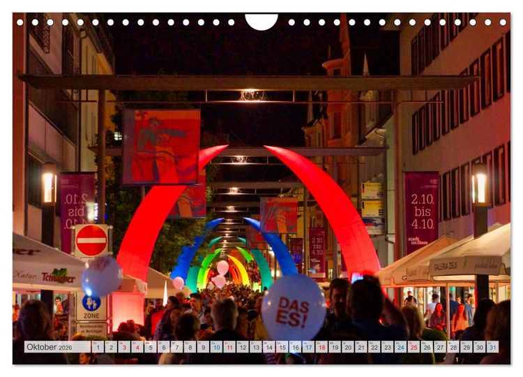 Produktbild: Esslingen zwischen Tag und Nacht (Wandkalender 2026 DIN A4 quer), CALVENDO Monatskalender