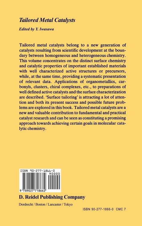 Produktbild: Tailored Metal Catalysts