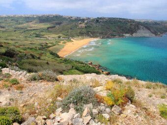Produktbild: CALVENDO Puzzle Ramla Bay, Gozo | 1000 Teile Lege-Gr&ouml;&szlig;e 64x48cm Foto-Puzzle f&uuml;r gl&uuml;ckliche Stunden