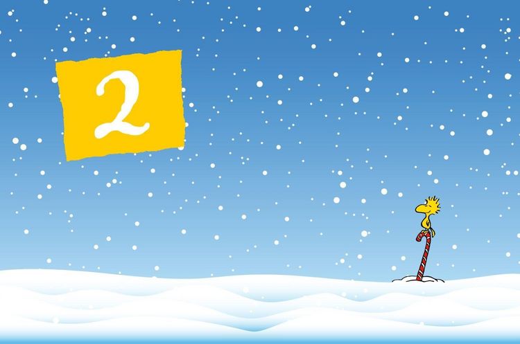 Produktbild: Peanuts Geschenkbuch: Mit Snoopy und den Peanuts durch den Advent