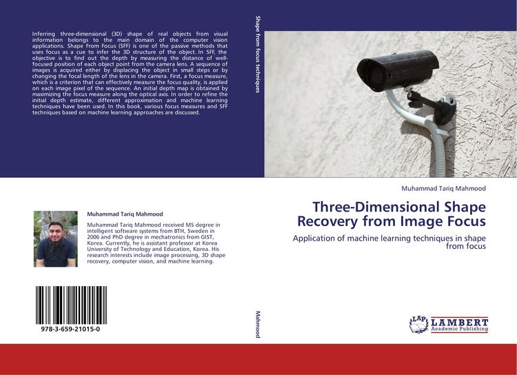 Produktbild: Three-Dimensional Shape Recovery from Image Focus