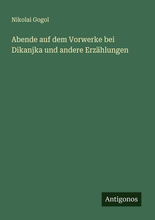 Produktbild: Abende auf dem Vorwerke bei Dikanjka und andere Erz&auml;hlungen