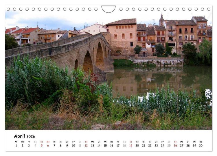 Produktbild: Camino Frances - Jakobsweg (Wandkalender 2026 DIN A4 quer), CALVENDO Monatskalender