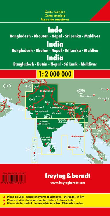 Produktbild: Indien - Nepal - Bangladesch - Bhutan - Sri Lanka