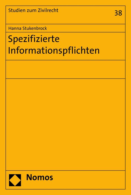 Produktbild: Spezifizierte Informationspflichten