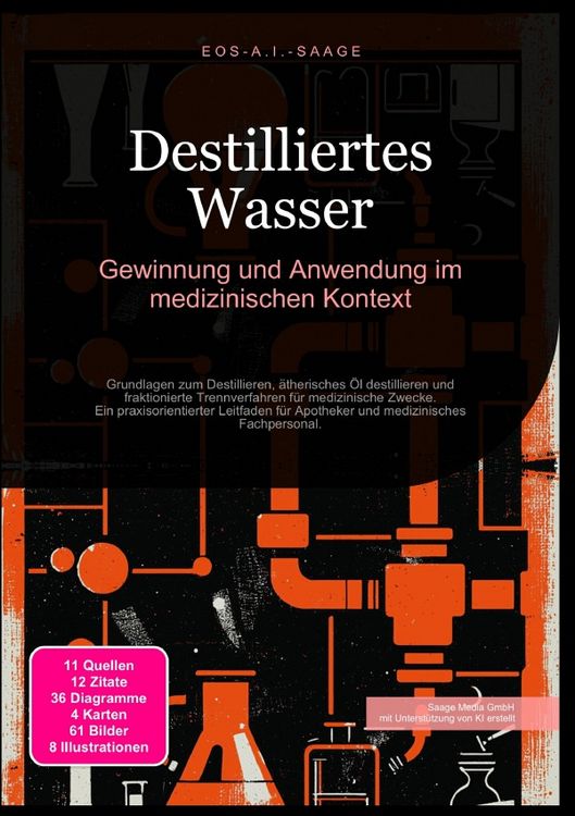 Produktbild: Destilliertes Wasser: Gewinnung und Anwendung im medizinischen Kontext
