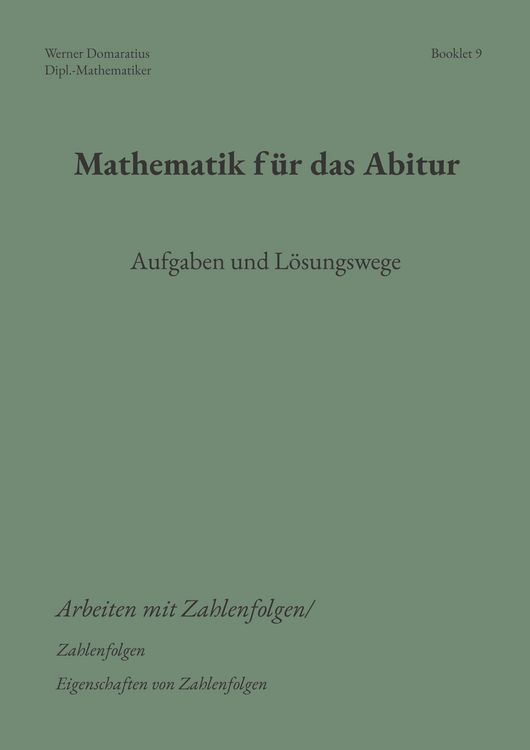 Produktbild: Mathematik f&uuml;r das Abitur