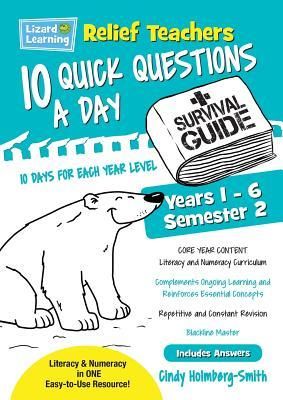 Produktbild: Lizard Learning Relief Teachers 10 Quick Questions a Day - A Survival Guide