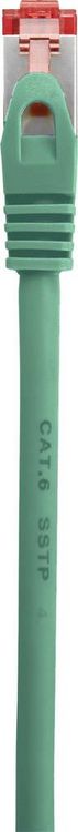 Produktbild: Renkforce RF-5372558 RJ45 Patchkabel CAT 6 S/FTP 3.00 m Gr&uuml;n mit Rastnasenschutz, vergoldete Steckkontakte, Flammwidrig 1 St.