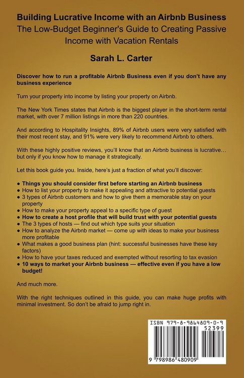Produktbild: Building Lucrative Income with an Airbnb Business