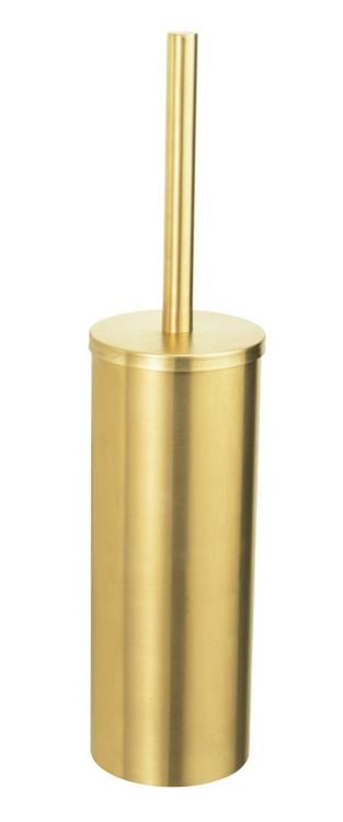 Produktbild: WC-Garnitur geschlossene Form Mod. Orea Gold matt, aus rostfreiem Edelstahl