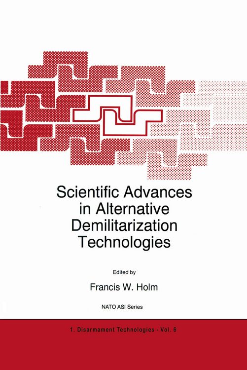 Produktbild: Scientific Advances in Alternative Demilitarization Technologies