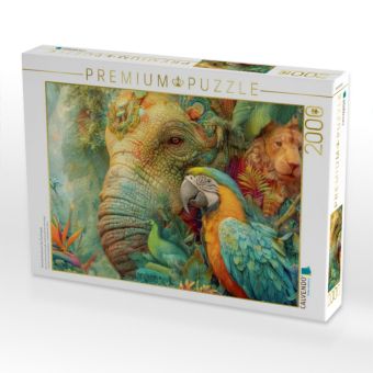Produktbild: CALVENDO Puzzle Tierische Kreaturen des Dschungels | 2000 Teile Lege-Gr&ouml;&szlig;e 90x67cm Foto-Puzzle f&uuml;r gl&uuml;ckliche Stunden