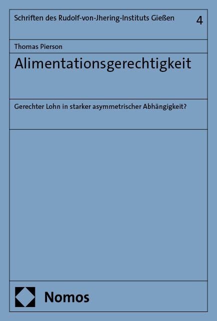 Produktbild: Alimentationsgerechtigkeit