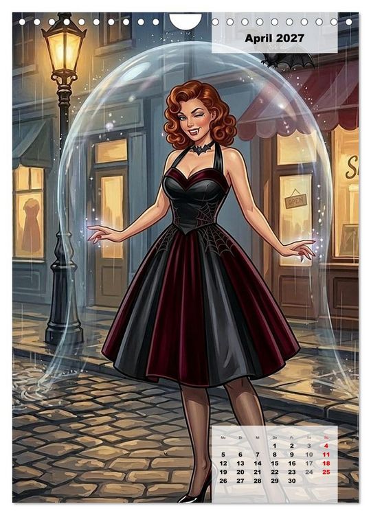 Produktbild: Vampir-Girls (Wandkalender 2027 DIN A4 hoch), CALVENDO Monatskalender