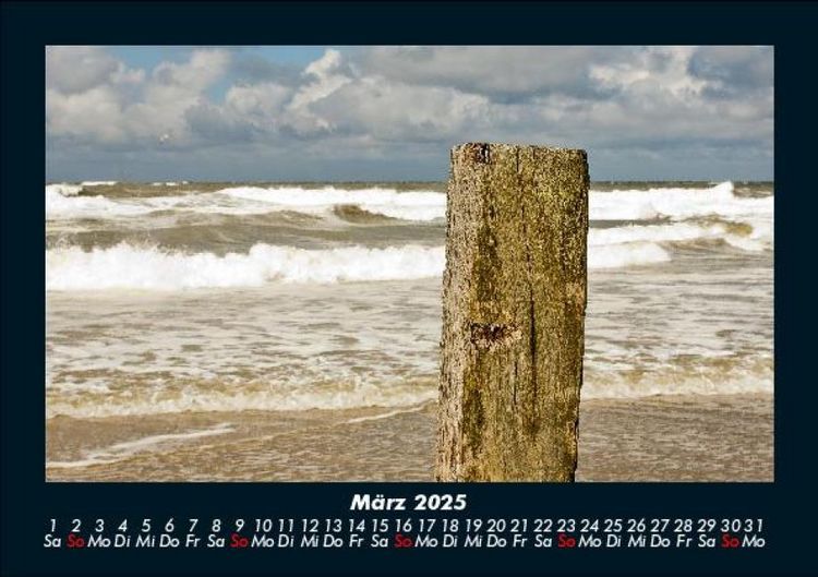 Produktbild: Nordsee 2025 Fotokalender DIN A5