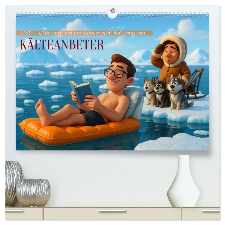 Produktbild: K&auml;lteanbeter (hochwertiger Premium Wandkalender 2026 DIN A2 quer), Kunstdruck in Hochglanz