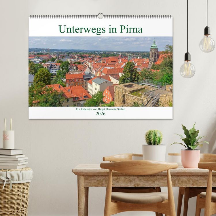 Produktbild: Unterwegs in Pirna (Wandkalender 2026 DIN A2 quer), CALVENDO Monatskalender