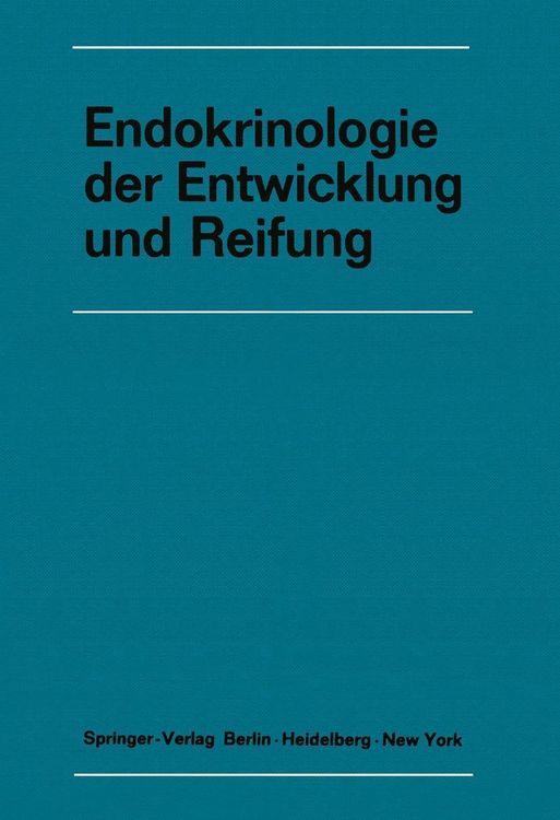 Produktbild: Endokrinologie der Entwicklung und Reifung