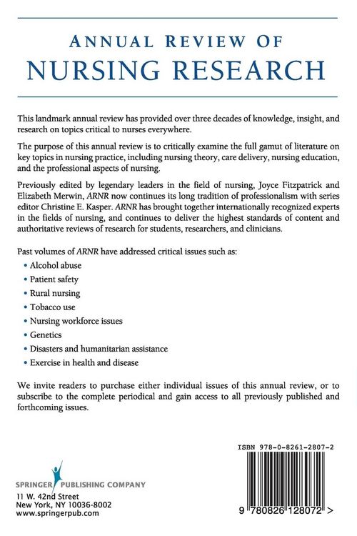 Produktbild: Annual Review of Nursing Research, Volume 32, 2014