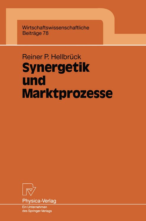 Produktbild: Synergetik und Marktprozesse