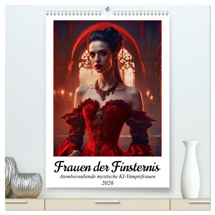 Produktbild: Frauen der Finsternis (hochwertiger Premium Wandkalender 2026 DIN A2 hoch), Kunstdruck in Hochglanz