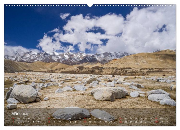 Produktbild: Faszinierende Landschaften der Welt: K&ouml;nigreich Mustang (hochwertiger Premium Wandkalender 2026 DIN A2 quer), Kunstdruck in Hochglanz