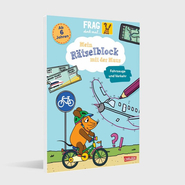 Produktbild: Frag doch mal ... die Maus: Mein R&auml;tselblock mit der Maus - Fahrzeuge und Verkehr
