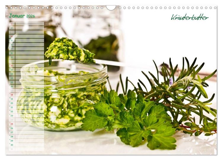 Produktbild: Kr&auml;utervielfalt (Wandkalender 2026 DIN A3 quer), CALVENDO Monatskalender