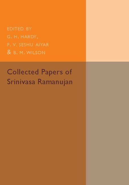 Produktbild: Collected Papers of Srinivasa Ramanujan